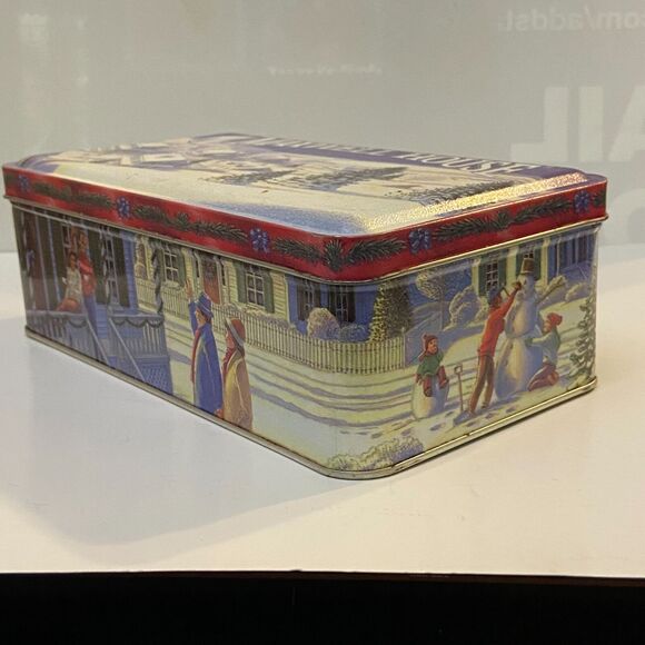 Maxwell House Vintage Tin Holiday Roast Flavored Coffee Rectangular 1997 - Picture 6 of 11